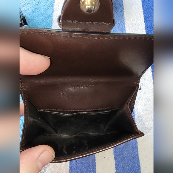 Burberry Beige/Brown Haymarket Check Coated Canvas & Leather Flap Bifold Wallet - Picture 5 of 13